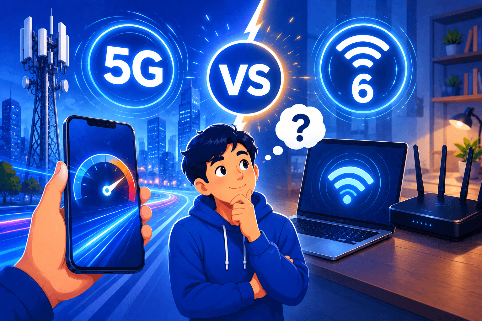 5G vs Wi-Fi 6: Mana yang Lebih Cepat dan Stabil?