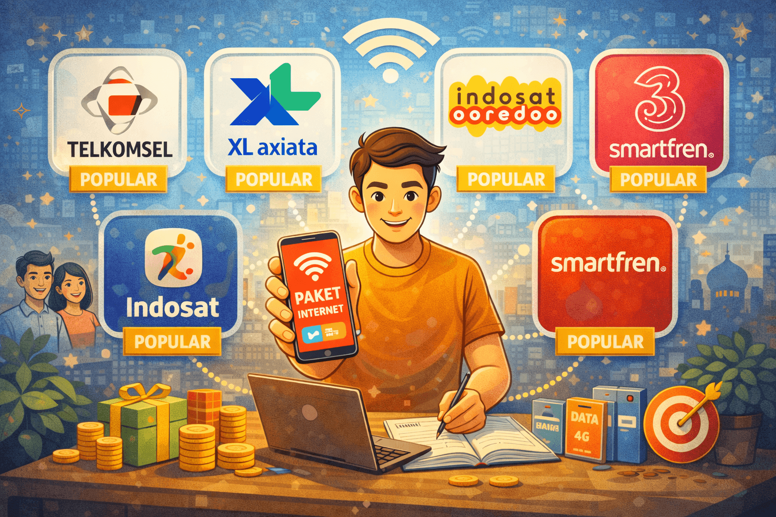 5 Provider dengan Paket Internet Paling Populer Saat Ini
