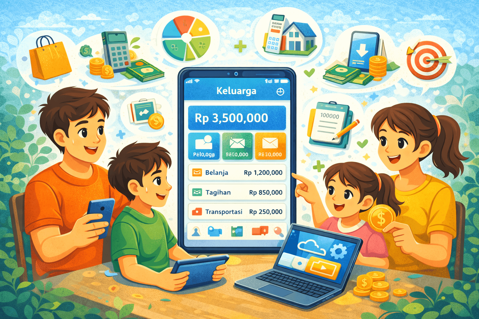 Aplikasi Manajemen Pengeluaran Sekeluarga