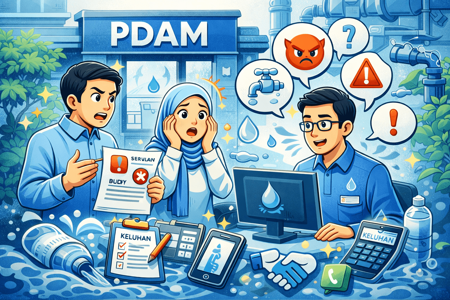 Cara Mengajukan Keluhan atas Tagihan PDAM yang Tidak Sesuai