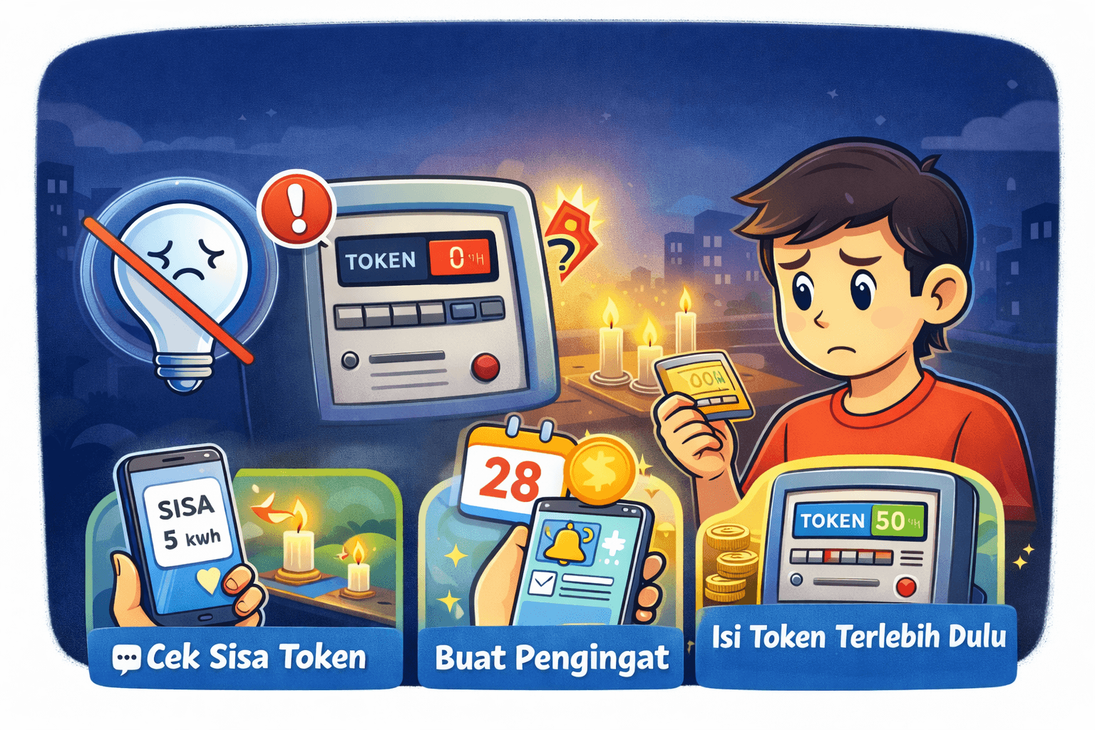 Listrik Mati Karena Token Habis? Ini Cara Mencegahnya