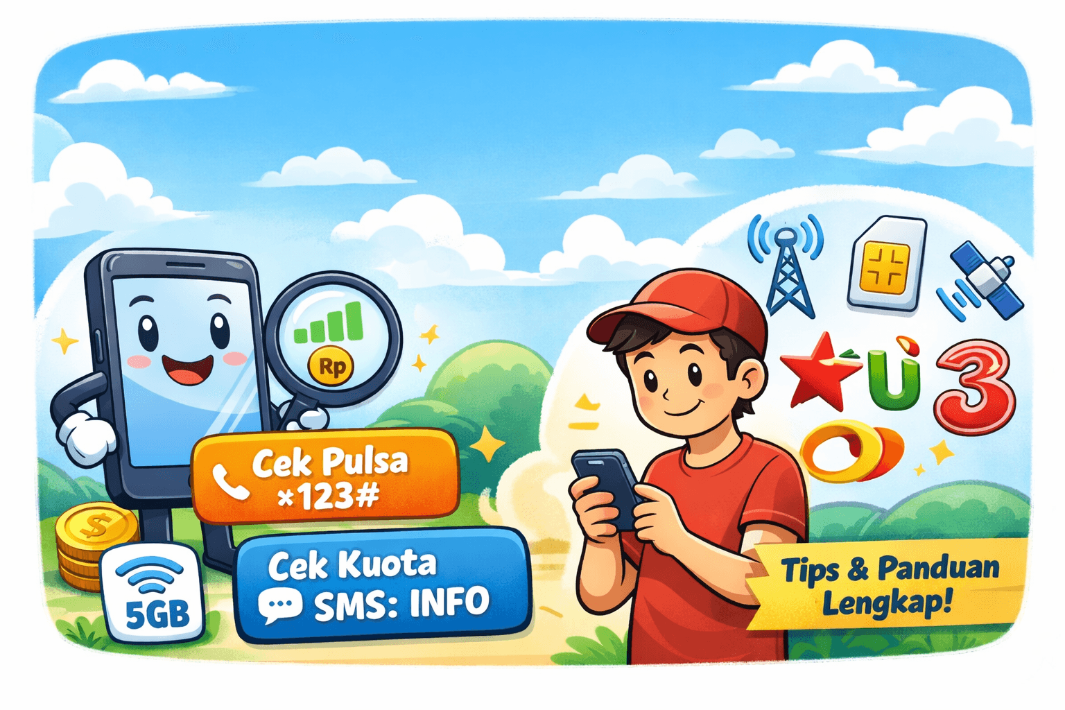 Cara Cek Pulsa dan Kuota Semua Provider di Indonesia