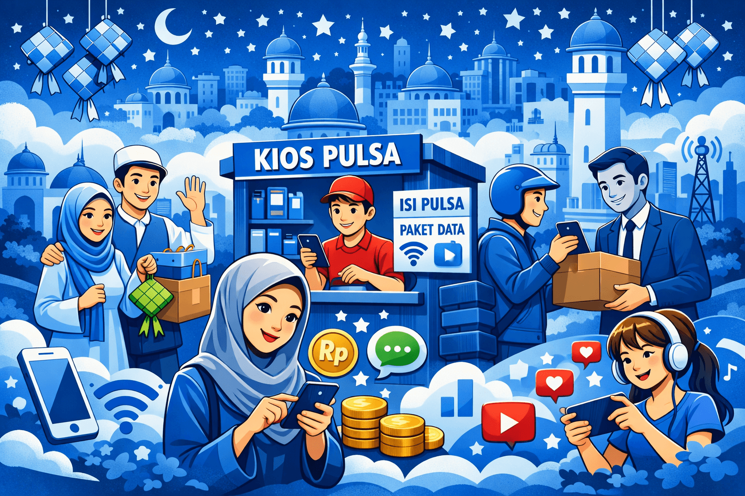 Setelah Lebaran, Kenapa Bisnis Pulsa Tetap Dibutuhkan Banyak Orang