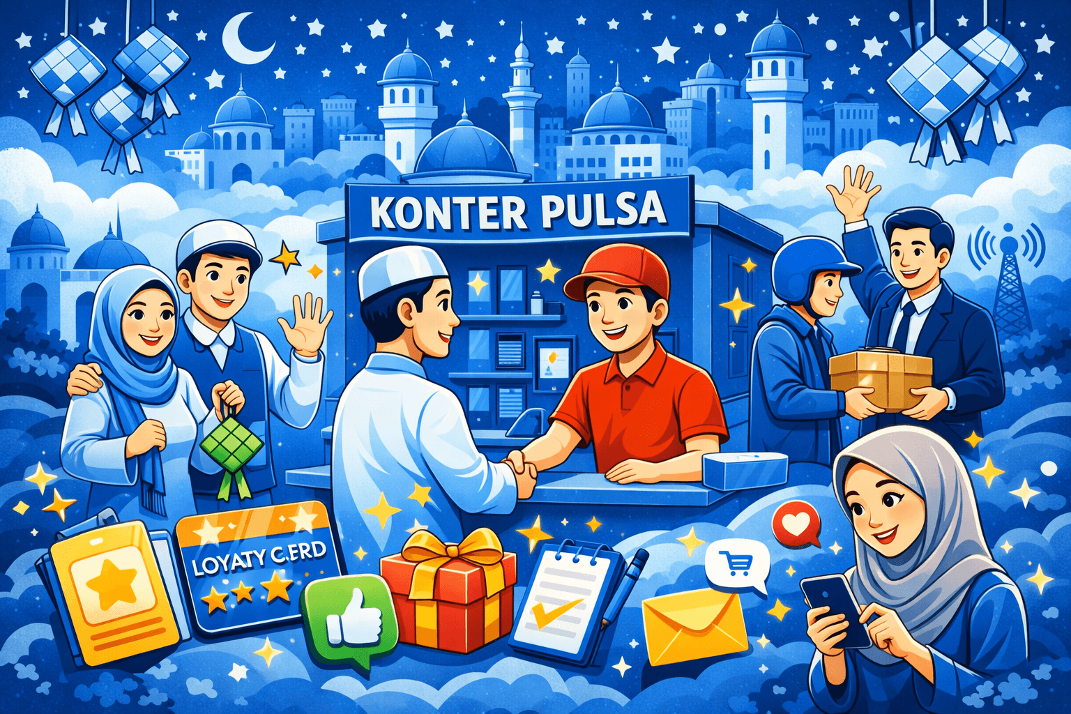 Tips Menjaga Pelanggan Tetap Datang ke Konter Setelah Lebaran