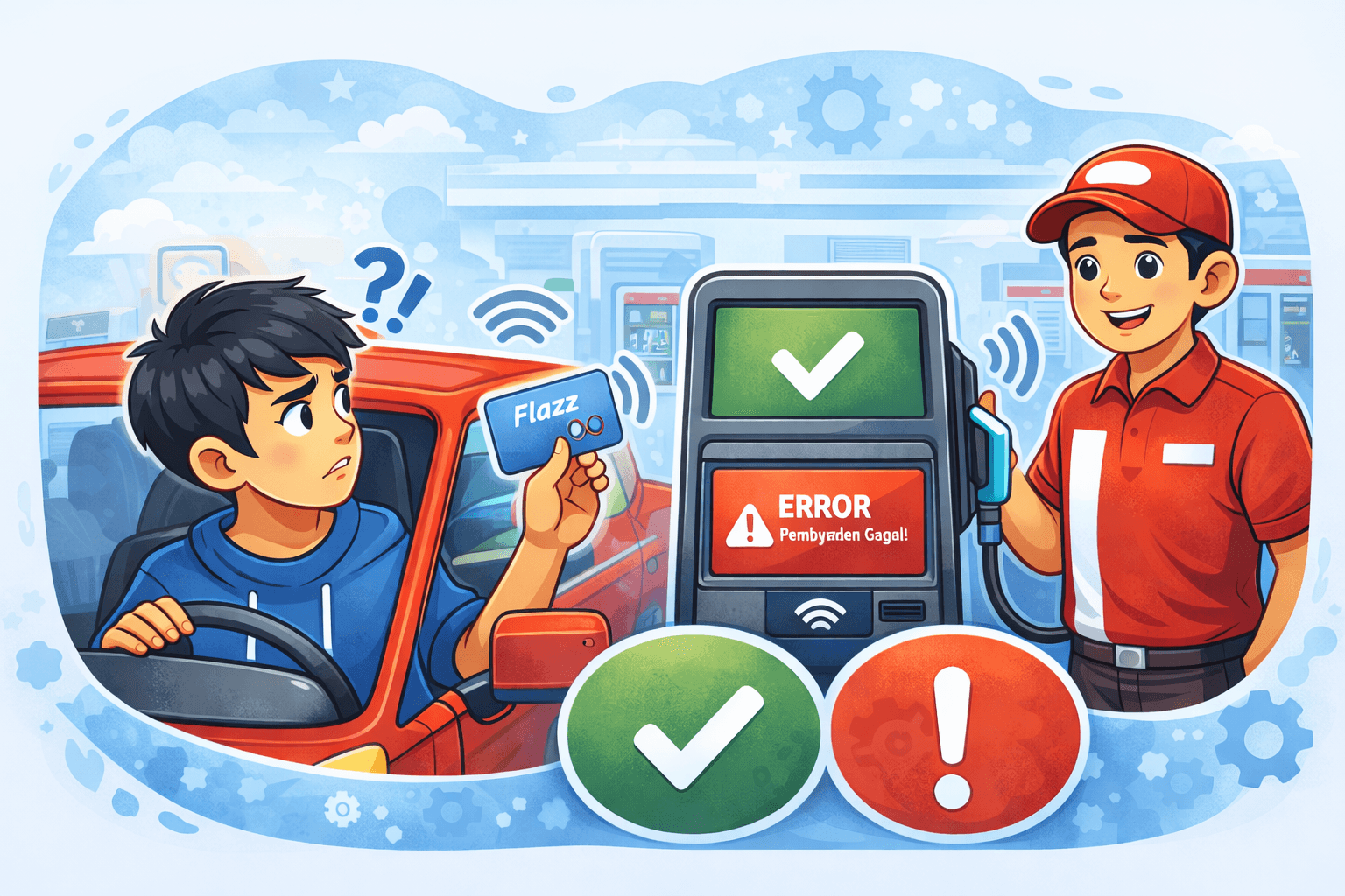 Transaksi Flazz di SPBU: Lancar atau Sering Error?